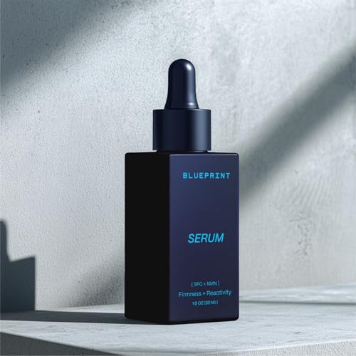 Blueprint Bryan Johnson Facial Serum with SFC & NMN ? Age Defying Serum for Fine Lines, Firmness & Hydration ? Longevity-Inspired Skin Care for Radiant, Youthful Skin ? Fragrance Free & Vegan Formula