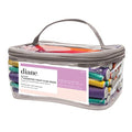 Diane Twist-Flex Rods ? Pack of 42 Assorted Hair Rollers for Women and Girls ? Reusable Zip Pouch for Storage - Small, Medium, Large ? Purple, Gray, Orange, Blue, Red, Yellow, Green ? DTV1