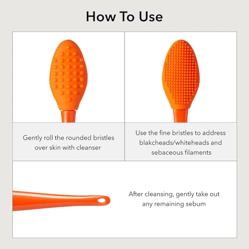 APRILSKIN Carrotene Cleansing Balm with Sebum Sweeper Pore Cleansing Silicone Brush
