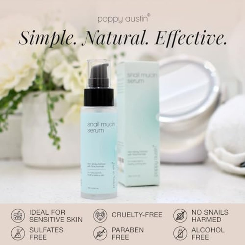 96% Snail Mucin Serum with Niacinamide, Snail Serum for Face, Hydrating Serum Snail Mucin Essence Face Serums for Anti Aging Serum (3.34 Fluid Ounces) (Pack of 2)
