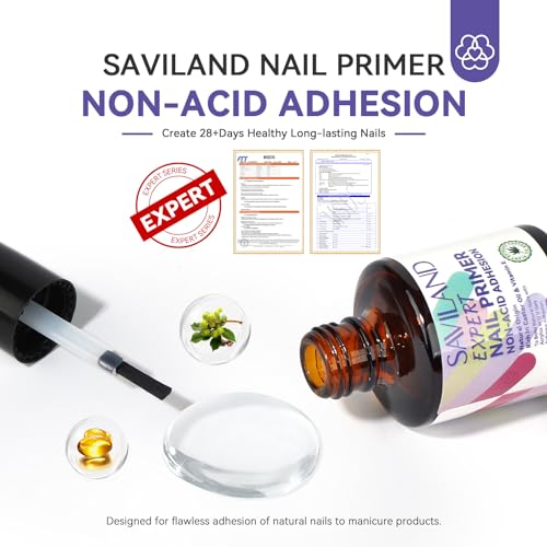 SAVILAND Acrylic Nail Kit with Drill with 2024 Nail Primer No Lift