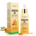Organic Turmeric Oil for Skin Lightening ? Turmeric Face Oil for Dark Spots, Anti-Aging & Hydrating Dry Skin ? Glow Moisturizer for Face, Neck & Eyes (2 FL OZ / 60 ML)