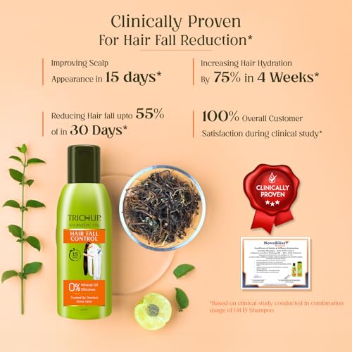 Hair Fall Control Oil Combo Set - 3 x 200ml Trichup Hair Treatment