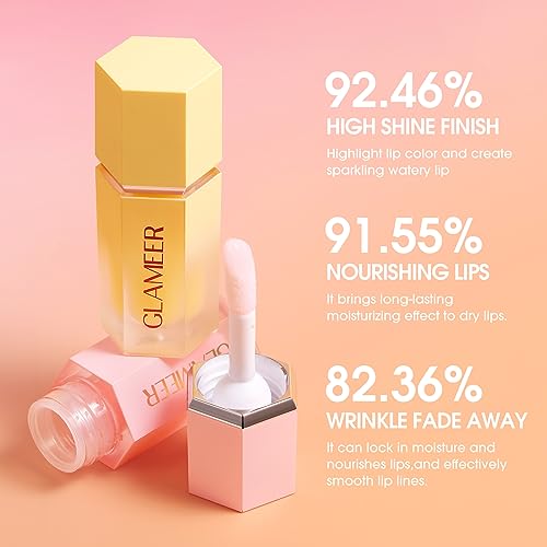 Moisturizing Lip Oil,Fruit Flavoured Lip Oil For Dry Lip,Lip Moisturizing Treatment Nourishing Lip Gloss, for Women Girls Lip Care Products(Coconut + Passion Fruit)