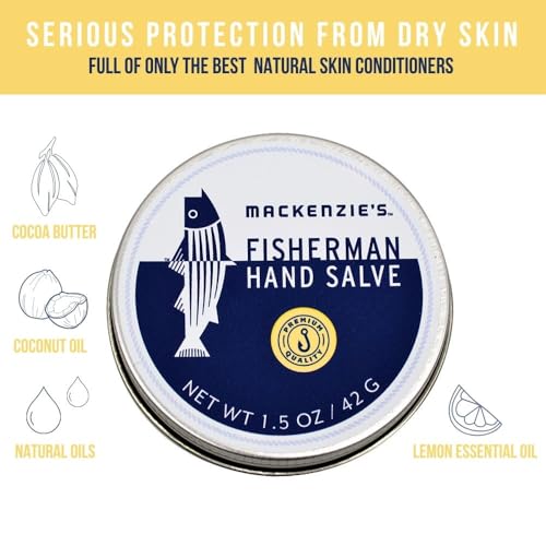 Sam's Natural MacKenzie's Fisherman Hand Salve - Hand Repair Balm - 2 Tins