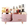 Makeup Organizer for Vanity, Cosmetic Display Case with Drawers, Fits Makeup, Skincare Products, Brushes, Lipsticks, and Other Accessories, Versatile Storage Solution (Pink)