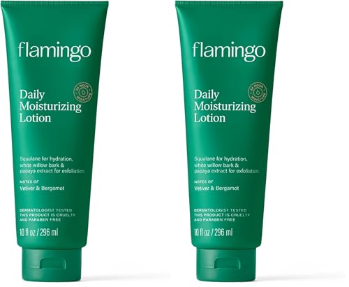 Flamingo Women's Body Lotion 10oz Pack of 2 - Moisturizing & Nourishing Skin Care