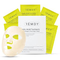 Kojic Acid Turmeric Face Mask - Hydrating Overnight Skin Care, 34ml x 5