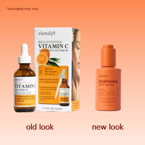 Brightening Vitamin C Facial Serum with Hyaluronic Acid & Anti-Aging Benefits - 1.75 Fl Oz - Brightening Vitamin C Serum