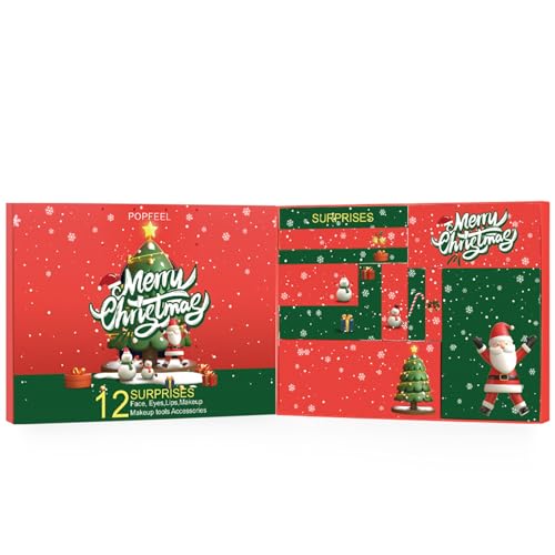 Makeup Advent Calendar 2026, New Year Gifts for Teenage Girls Women All in One Makeup Kit Surprise Gift Valentines Day Countdown Calendar Gifts with Eyeshadow Palette Lipstick Foundation Eyebrow