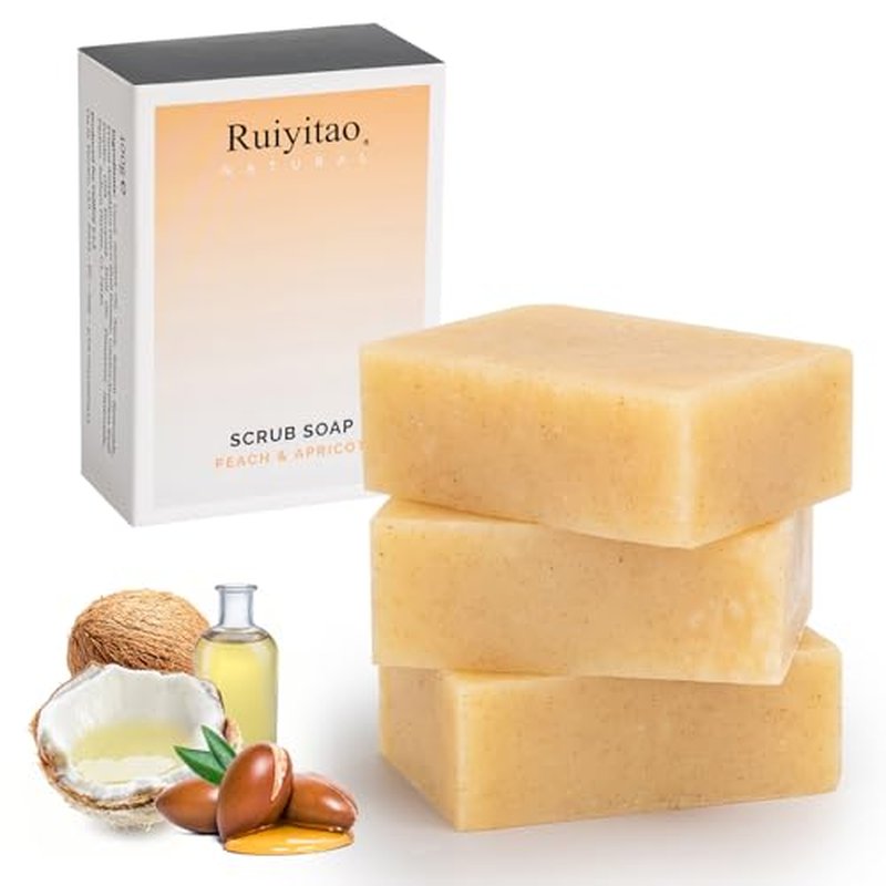 Cold process soap, 10.6oz Pack of 3 suitable for the body and face,Handmade bath soap deeply cleanses, smooths, with moisturizing and brightening effects, suitable for all skin types,Made in Italy