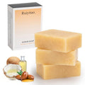 Cold process soap, 10.6oz Pack of 3 suitable for the body and face,Handmade bath soap deeply cleanses, smooths, with moisturizing and brightening effects, suitable for all skin types,Made in Italy