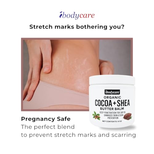 Organic Shea & Cocoa Butter Body Balm with Coconut Oil - Vari 1, 8 oz