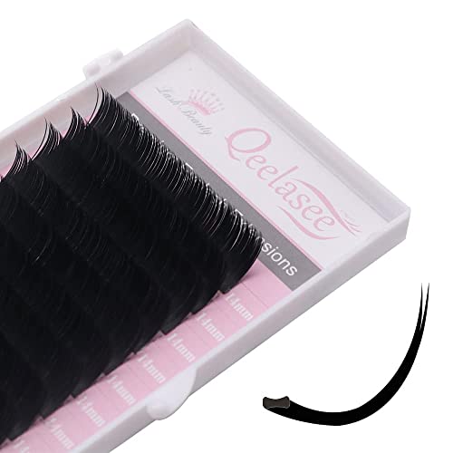 Ellipse Eyelash Extension 0.20mm D Curl 10mm Flat Eyelashes False Mink Individual Eyelash Extension Professional Salon Use