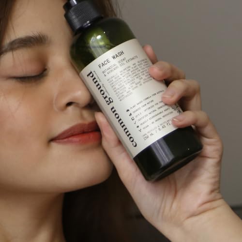 Common Ground Natural Face Wash & Facial Cleanser 8.45 Fl Oz Pack of 2 - Gentle Sensitive Skin Formula