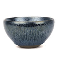 Linkidea Linkdiea Ceramics Soap Shaving Bowl, Traditional Wet Beard Art of Shaving Bowl, Cream Shaver Bowl for Men (Blue), RAC30-01