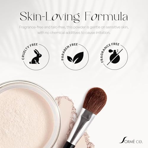 Sorme Treatment Cosmetics Mineral Secret Light Reflecting Powder | Hypoallergenic Matte Setting Powder with Oil-Control | Micronized Mineral Make-Up Powder | SPF15 Loose Powder