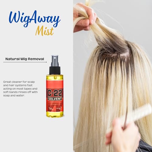 Goodscious 4 Fl Oz C22 Solvent Spray Adhesive Remover for Wig Tape & Extensions