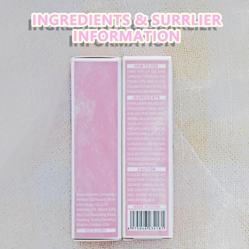 Magic Color Changing Lip Oil Ph, Glitter Lip Gloss, Upgraded Big Brush Head Moisturizing Lip Oil, Color Changing with Temperature, Moisturizing & Sparkling (Pink, 0.3 Oz)