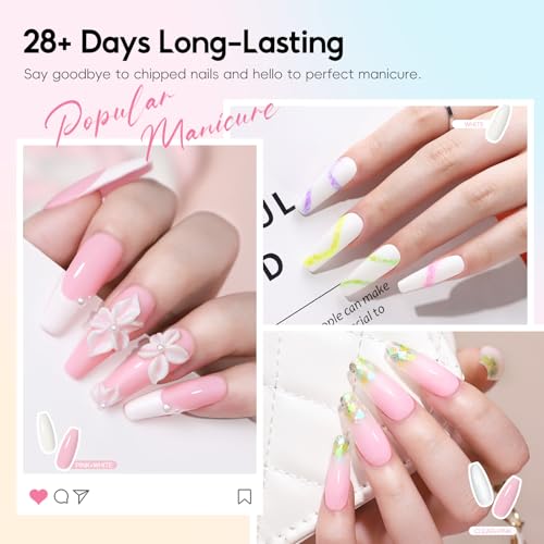 COSCELIA Acrylic Nail Kit for Beginners with Drill & UV Light Kit9