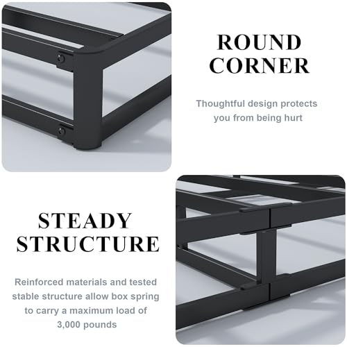 Full Size Box Spring - Low Profile 5 Inch Heavy Duty Mattress Foundation