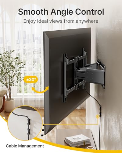 monTEK Heavy Duty Ultra Slim TV Wall Mount 37-90 Inch, Supports 143lbs - Variation of THIS listing