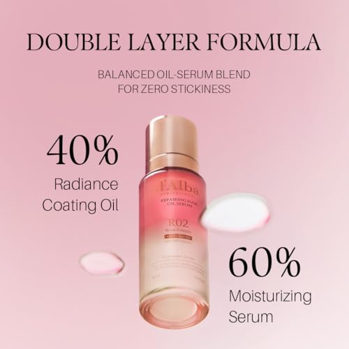 Holiday Hair Care Gift Set with Nourishing Hair Oil & Perfume Duo - Rose & Freesia Scent, 4.23 fl oz.