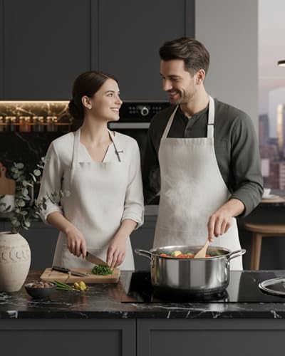 Hybrid Nonstick Pot Set with 1.5 Qt & 2 Qt Saucepan, 5 Qt Stock Pot with Lid - Silver