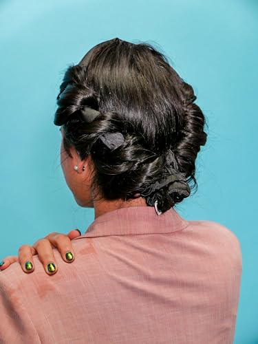 Heatless Hair Curling Headband - Effortless Curls & Waves, No Heat Damage, Rose Gold