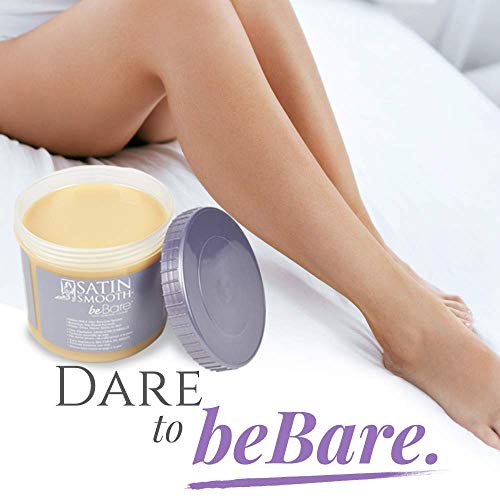 Satin Smooth Bebare Hair Removal System 16 oz. - Gentle Non-Wax Depilatory for Sensitive Skin