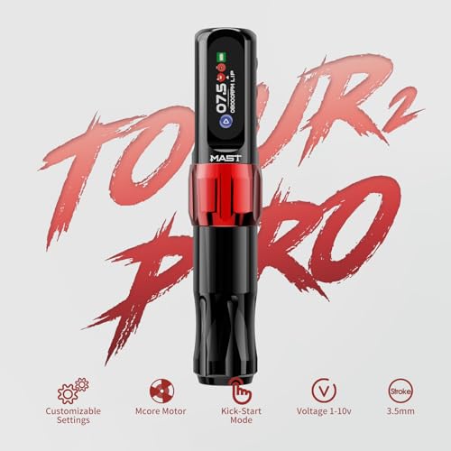 Purple Wireless Tattoo Pen Machine for Permanent Makeup & Fine Line Work