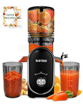 Black Juicer Machine with 5.3-Inch Wide Feed Chute - Whole Fruits & Vegetables