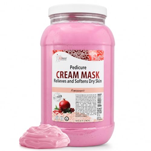 SPA REDI Deep Moisturizing Body & Foot Cream Mask 128oz with Hyaluronic Acid