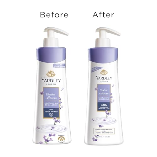 Yardley London English Lavender Hand and Body Lotion, 350ml (Pack of 2)