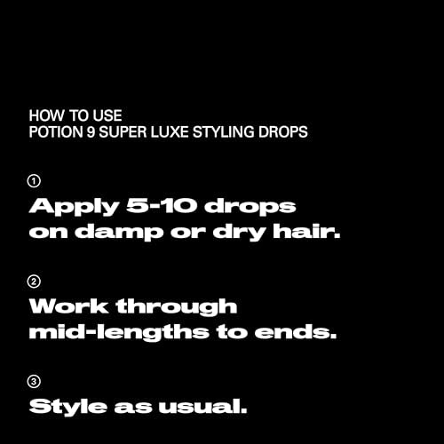 Hair Styling & Treatment Drops with 9 Botanicals - Lightweight 30ml