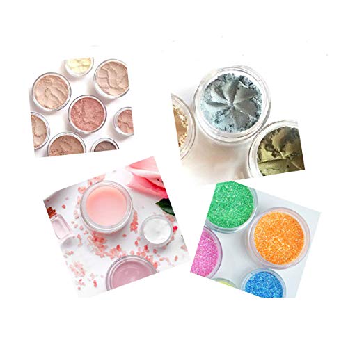 100 Pack Clear Plastic Cosmetic Jars - 10g Makeup & Nail Powder Containers