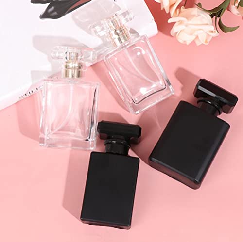 CTKcom Black 30ML Refillable Glass Perfume Spray Bottles 10-Pack