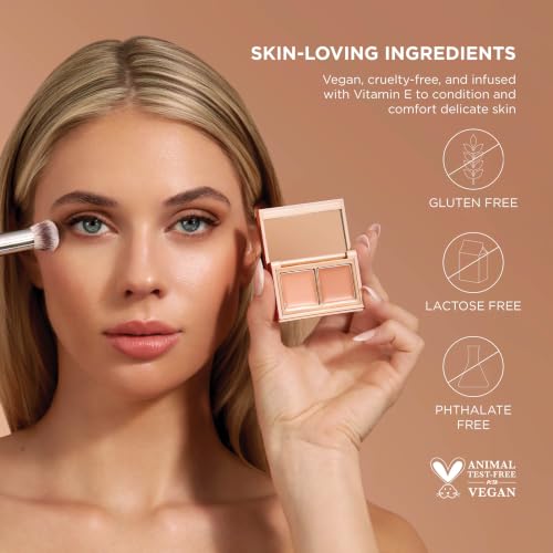 Sigma Beauty Spectrum Color-Correcting Duo - Full Coverage Concealer, Light to Medium, 1.26 oz