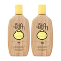 Sun Bum SPF 70 Sunscreen Lotion - Vegan, Hawaii 104 Compliant, Moisturizing UVA/UVB, 8 oz Pack of 2