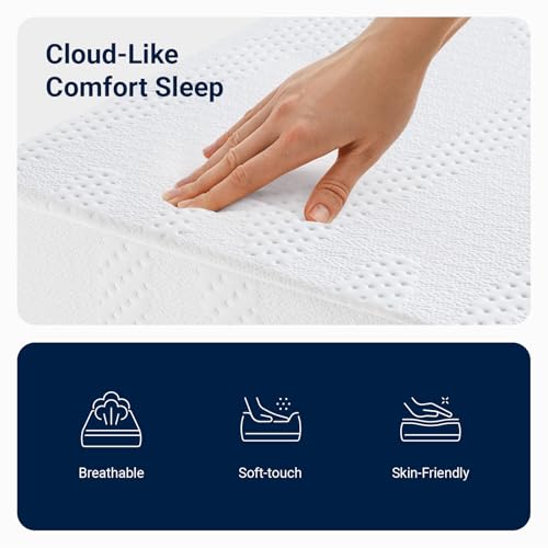 Avenco Twin Mattress 6 Inch Gel Memory Foam - Cooling & Pressure Relief Variation of Twin / 6In