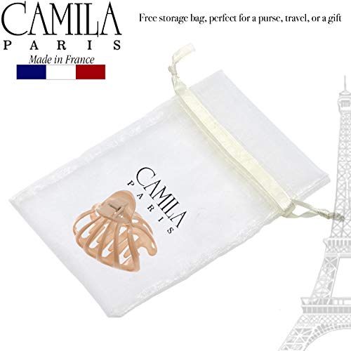 Camila Paris CP3051 Nude 2-Pack Octopus Hair Clips for Thick Hair - Large Claw Clips