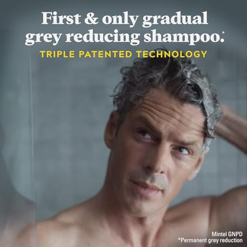 Just for Men Control GX Grey Reducing Shampoo 4 Fl Oz Pack of 6 for Light Hair Shades