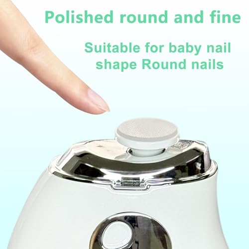 Electric Nail Clipper for Seniors - Rechargeable 2-in-1 Trimmer & File, White