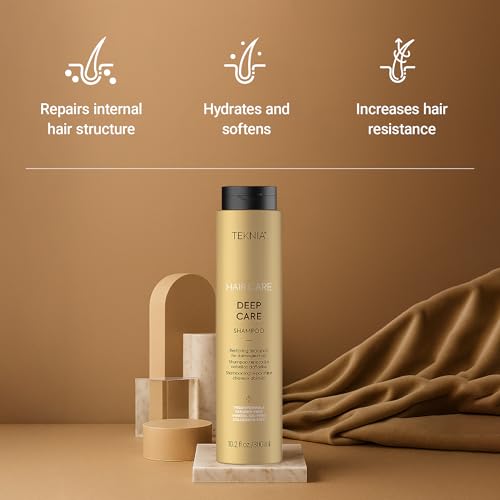 Lakmé Teknia Deep Care Repairing Shampoo 10.2 Fl Oz for Damaged Hair