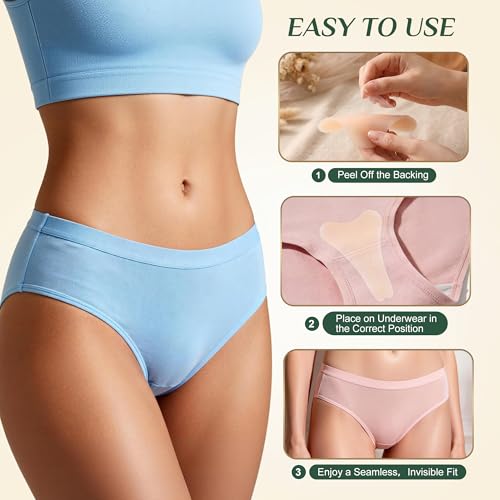 Camel Front Area Coverage Pads for Women, 3 Pack Invisible Silicone Inserts Concealer for Leggings, Swimwear & Tight Clothing