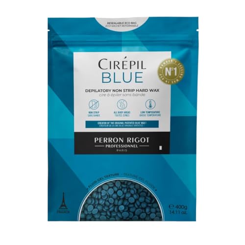 Cirepil Blue Stripless Hard Wax Beads 14.11oz Bag - Professional Hair Removal