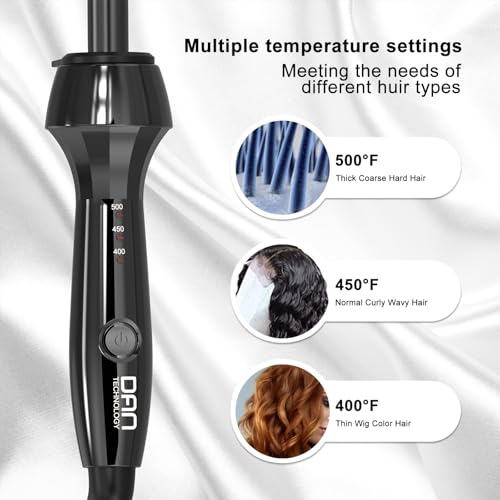 Dan 500℉ Electric Hot Comb for Black Hair with Straight Teeth, Wigs & Styling
