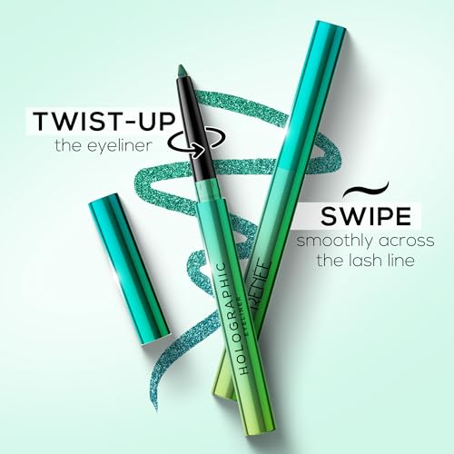 RENEE Holographic Eyeliner, Smudge-Proof & Long-Lasting, Easy Glide & Quick-Drying Formula with Monochrome Effect, Intense Color Pay-Off, Infused with Vitamin E, 06 Mercury