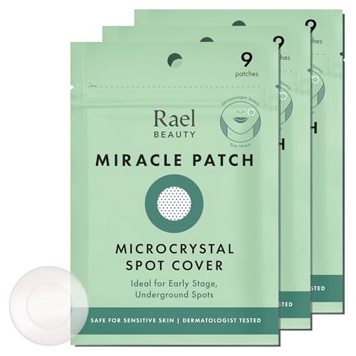 Rael Microcrystal Spot Cover Hydrocolloid Pimple Patches 27 Ct - Early Blemish Care