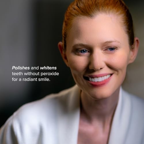 Gentle Whitening Tooth Polish with Natural Enzymes - Safe Stain Removal & Brightening